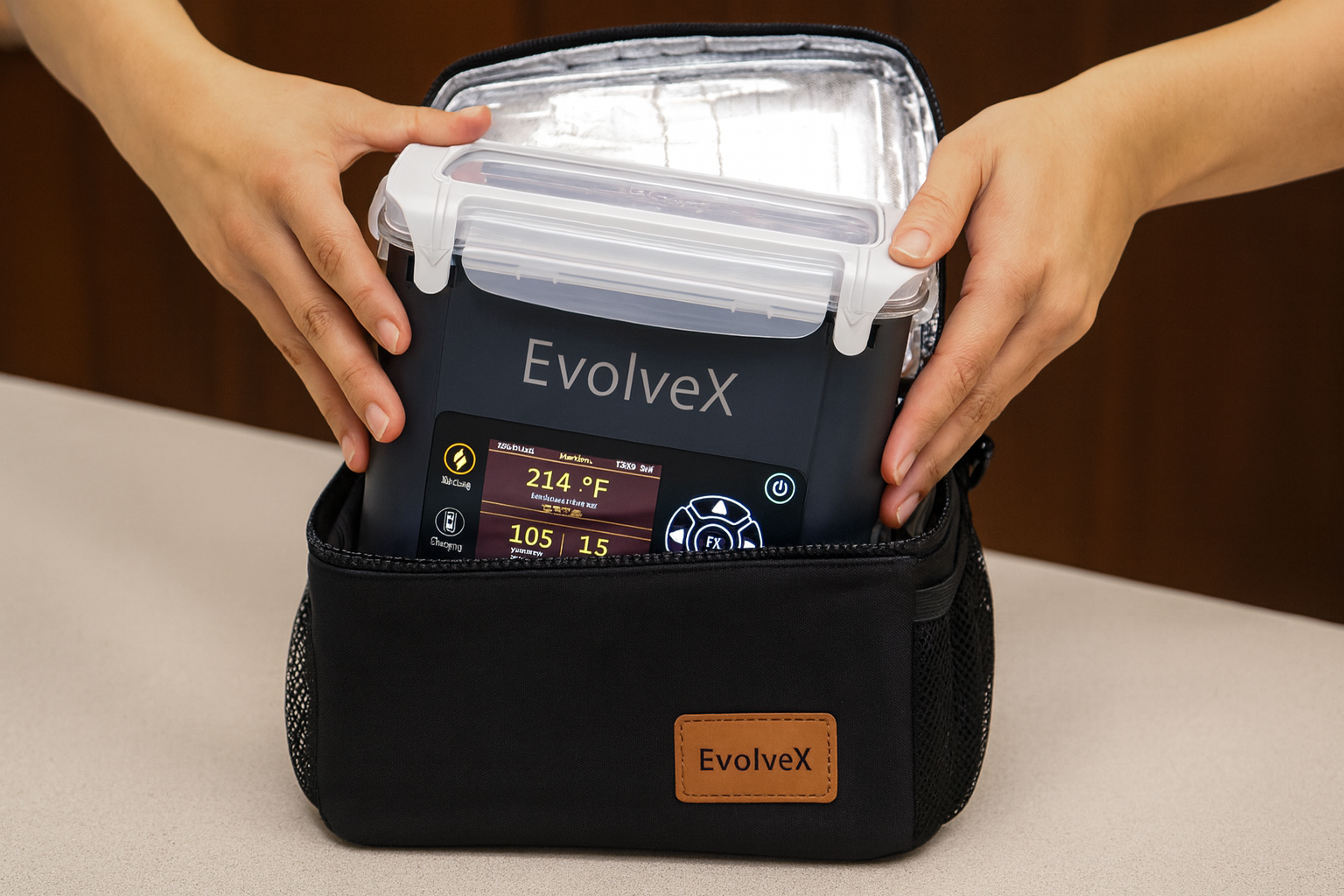 EvolveX Smart Lunchbox with auto-heating