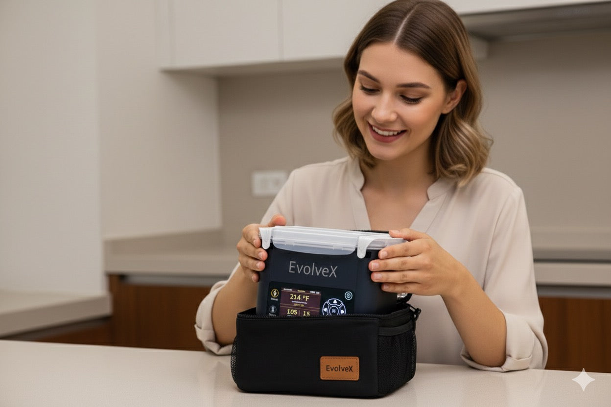 EvolveX Smart Lunchbox with auto-heating